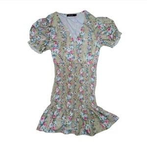 NWOT Floral Mini Dress